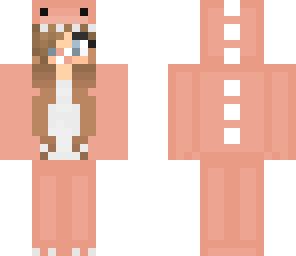 Pink Dino Baby Girl | Minecraft Skin