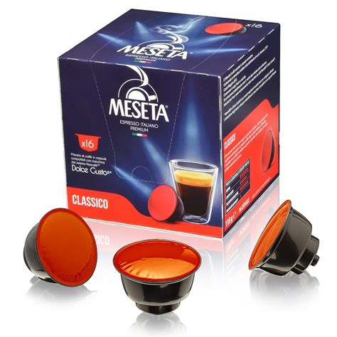 Meseta Italian Classico Nescafe Dolce Gusto Compatible Coffee Capsule Pods - For Use in Nescafe ...