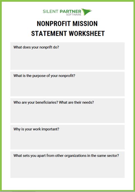 How to Write a Nonprofit Mission Statement (With Examples & Worksheet)