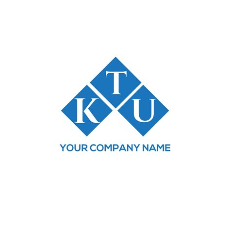 KTU letter logo design on white background. KTU creative initials letter logo concept. KTU ...