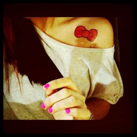 Image detail for -Notes Tagged As Photography Tattoo Hello Kitty Bow Tattoo | Bow tattoo ...