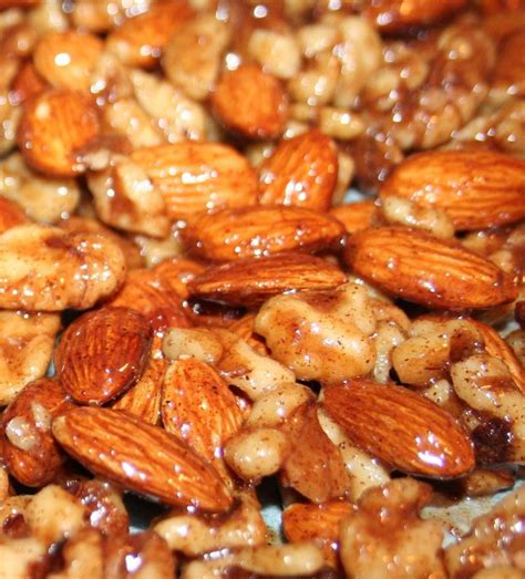 Honey Glazed Nuts | Think Tasty Nut Recipes, Raw Food Recipes, Honey Recipes, Snack Recipes ...