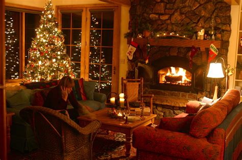 Christmas Winter Fireplace Wallpapers - Wallpaper Cave