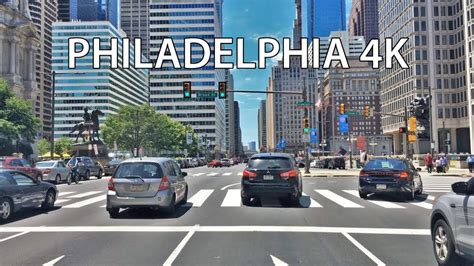 Driving Downtown - Philadelphia 4K - USA - YouTube