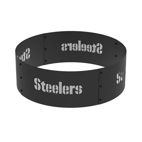 BLUE SKY OUTDOOR LIVING Decorative NFL 36 in. x 12 in. Round Steel Wood ...