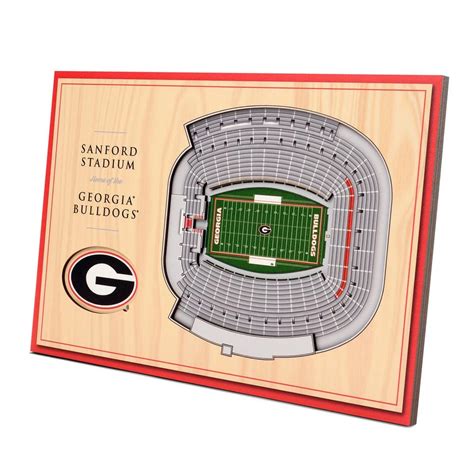 YouTheFan NCAA Georgia Bulldogs 3D StadiumViews Desktop Display ...