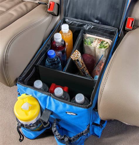 The inside of our large Kids Food'nFun Seat Organizer. Place cold packs ...