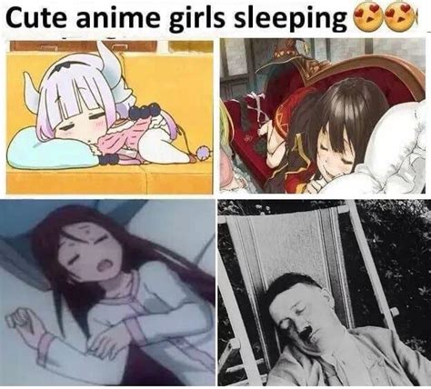 Cute anime girls sleeping | Anime Girls Comparison Parodies | Know Your ...