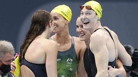 Swimming at Tokyo Olympics: Australia Breaks Women's 4x100m Freestyle Relay World Record and ...