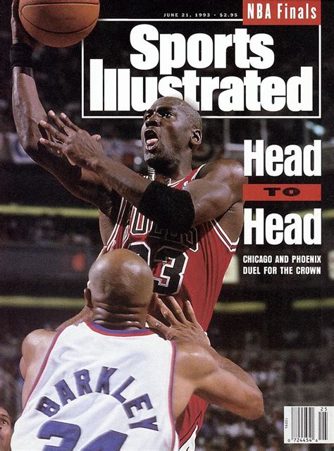 Chicago Bulls Michael Jordan, 1993 Nba Finals Sports Illustrated Cover Photograph by Sports ...