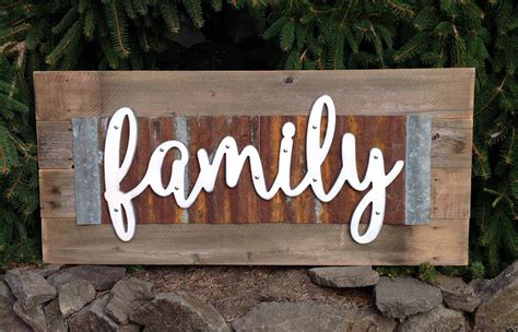 Extra Large Family Sign Wood Signs Family Signs Rustic Home | Etsy