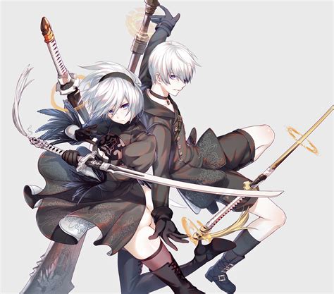 Yorha, 9s and game anime #1799635 on animesher.com