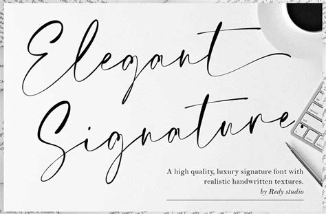 Elegant Signature Font - Dfonts