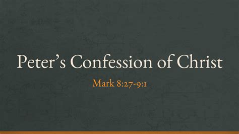 Peter's Confession of Christ - Logos Sermons