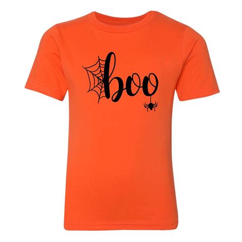 Boo Youth Halloween Graphic T-shirt | Halloween Shirt for Girls and Boys | Girls Shirts ...