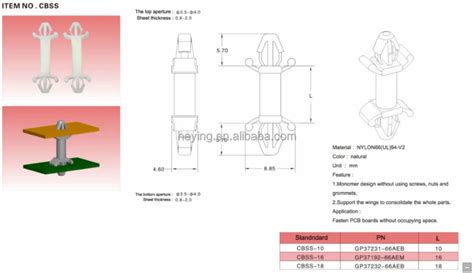 Nylon Spacer Plastic Pcb Spacer Support Pcb Board Spacer - Buy Pcb Board Spacer,Pcb Spacer ...