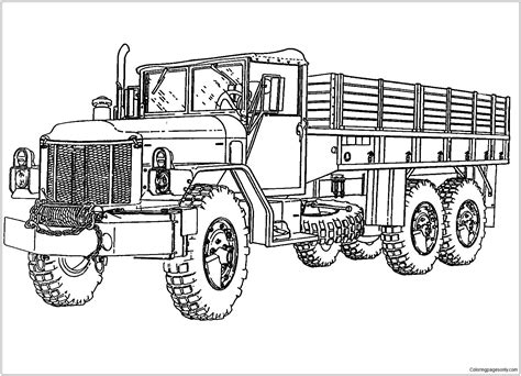 Good Semi Truck Coloring Page - Free Printable Coloring Pages