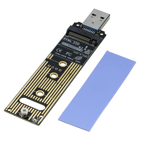 RIITOP PCIe NVMe SSD to USB 3.1 3.0 Type A Adapter For PCIe M Key M.2