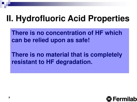 PPT - Hydrofluoric Acid Safety PowerPoint Presentation - ID:318600