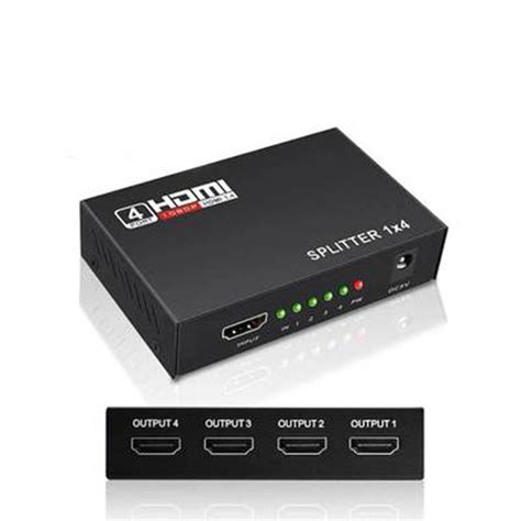 HDMI Splitter 1x4 Hdmi Splitter 1 in 4 Out Powered Adapter 1080P 4K/2K | Walmart Canada