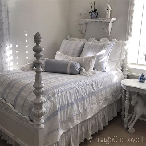 Blue and white bedroom Shabby Chic Cottage Style Farmhouse Style ...