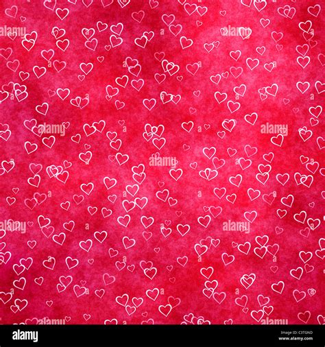 great illustration of love heart symbols background Stock Photo - Alamy