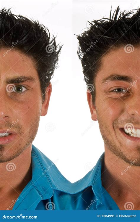 Split Face Stock Image - Image: 7384991