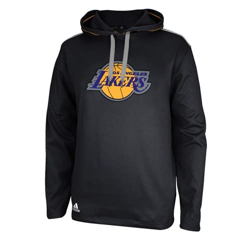 Mens Los Angeles Lakers adidas Black Tip-Off Pullover Hoodie - NBA Store