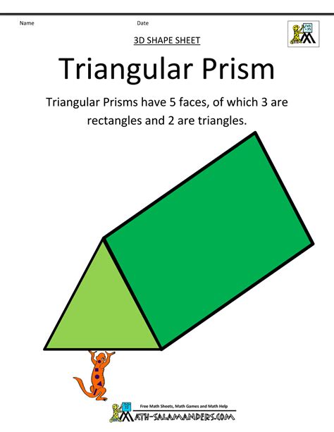 a book cover with an image of a triangle and the words triangular prism on it