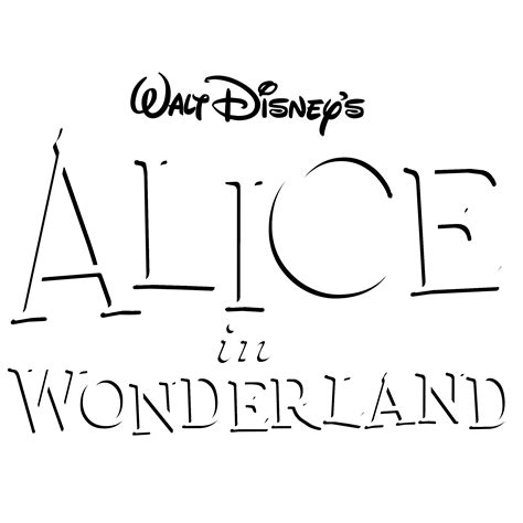 Alice In Wonderland Logo PNG Pic | PNG All