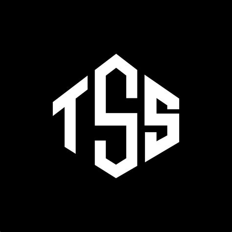 TSS letter logo design with polygon shape. TSS polygon and cube shape ...