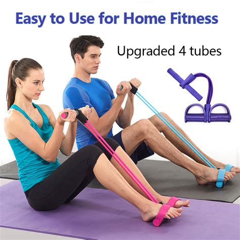 Multifunction Tension Rope Sit Up Pull Rope Exercise Tummy Trimmer ...