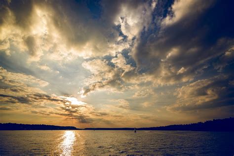 Free Images : sky, horizon, cloud, body of water, nature, afterglow ...