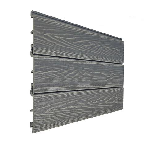 Slate Grey – 3.6m Woodgrain Composite Cladding - Fylde Grass