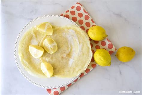 Lemon Sugar Crepes