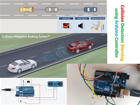 Arduino-based Collision Detection Warning System - Internet of Things