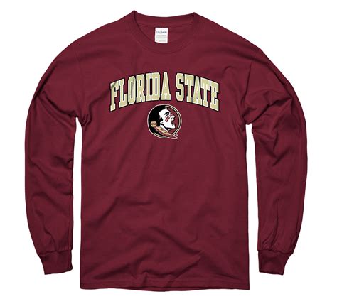 Florida State Seminoles Long Sleeve T-Shirt- Garnet Midsize (#41990 / 6 pack) - Turnovers, Inc.