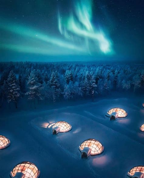 15 of the World's Most Unique Hotels | Northern lights, See the northern lights, Kakslauttanen ...