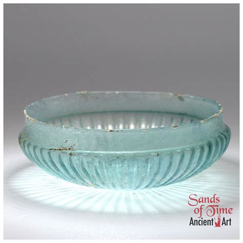 A Roman Glass Ribbed Shallow Bowl, Roman Imperial, 1st Century BC-1st Century AD #coolstuff # ...