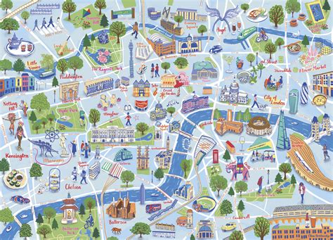 London Map — Olivia Brotheridge Design