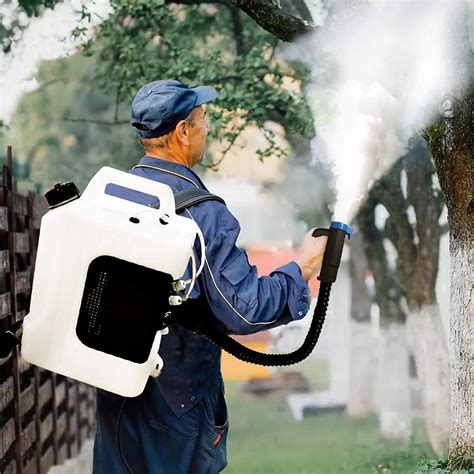 Pest Control Foggers AlphaWorks Fogger Machine Disinfectant ULV Sprayer Improved Corded Back ...