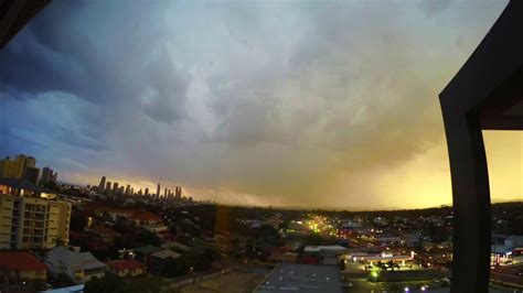 Gold Coast Australia Storm Timelapse - YouTube