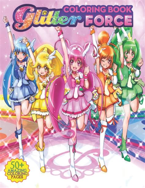 Buy Glitter Force Coloring Book: Glitter Force Doki Doki Coloring Book ...