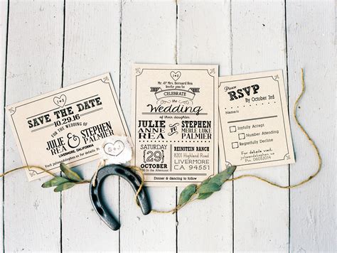 DIY Ranch-Inspired Invitation Suite | Invitations, Invitation suite, Wedding invitations