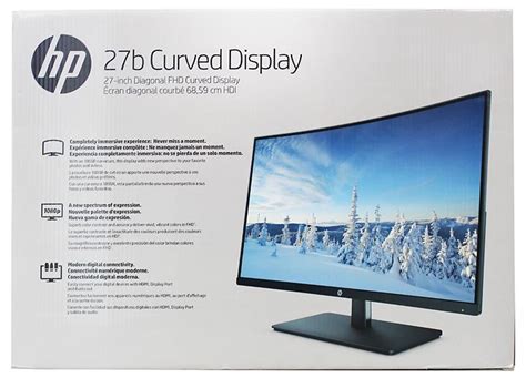 HP 27b 27 INCH FHD CURVED COMPUTER MONITOR | Golden Pawn