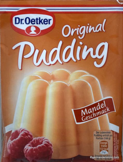 Dr.Oetker Original Pudding Mix - Almond Flavour | Almond flavor, Sweet ...