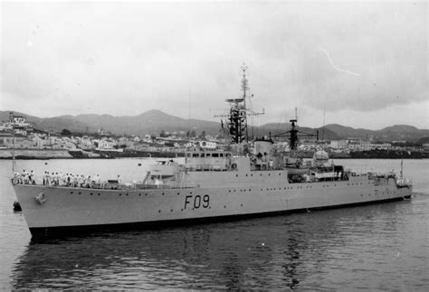 HMS Troubridge F09 Type 15 class Frigate (converted WWII destroyers) T ...