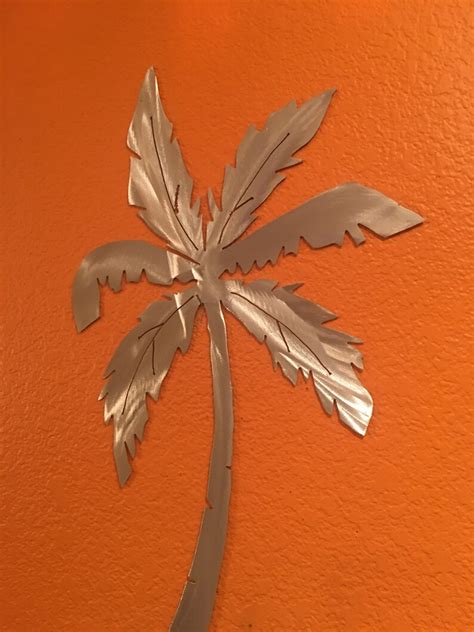 Palm Tree Metal Wall Art Tropical Decor. Beach Life - Etsy