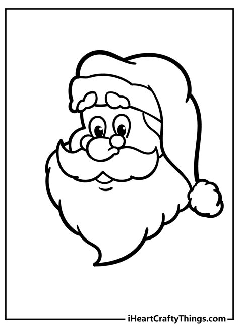 Santa Coloring Page Printable