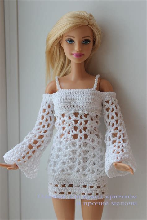 Free Crochet Barbie Doll Clothes Patterns Make A Whole Wardrobe Of Crochet Barbie Or Doll ...